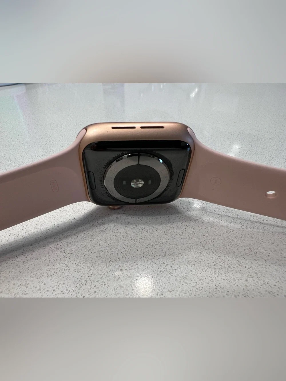 Apple Watch Series 5 (GPS + Cellular) 40mm Gold Aluminum Case w/Pink Sport Band